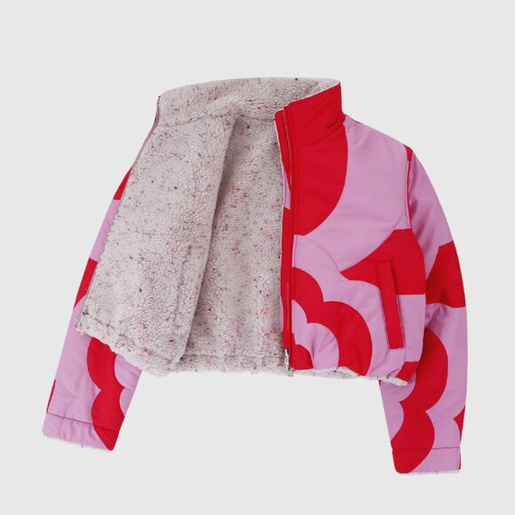 SUNDAE SCHOOL LYCHEE CROPPED REVERSIBLE MOCHI PUFFER JACKET - Picture 5 of 5